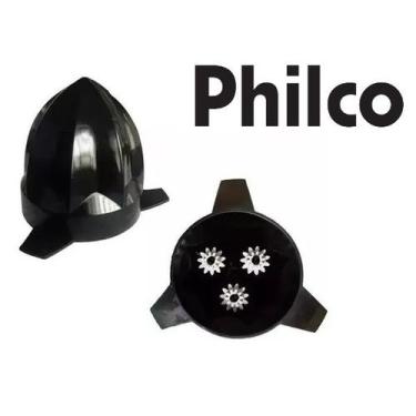 Imagem de Cone Espremedor Multiprocessador Philco  ALL IN ONE Preto