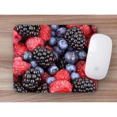 Imagem de Mouse Pad Emborrachado Personalizado Coleção Estampas Frutas - Deluzz,