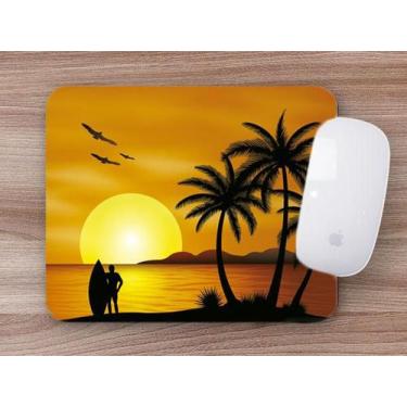 Imagem de Mouse Pad Emborrachado Personalizado Surf Surfista Praia - Deluzz, Sur