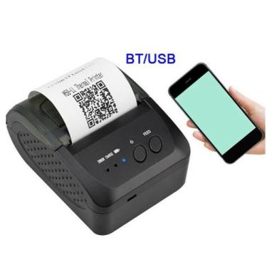 Imagem de Mini Impressora Termica Bluetooth 58mm Android Ios Oferta - Alex Impor
