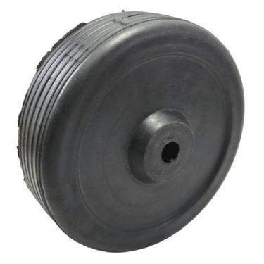 Imagem de Roda Borracha Reposição 14cm P/ Pedestal Carretinha até 341Kg - Jockey