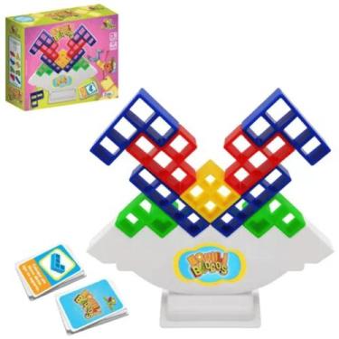 Imagem de Jogo Equili Tetris Tetra Tower Torre Encaixe Caiu Perdeu - Art Brink