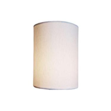 Imagem de Arandela Meia Cana Retro Md-2003 Cúpula em Tecido 25/18x10cm Branco - 
