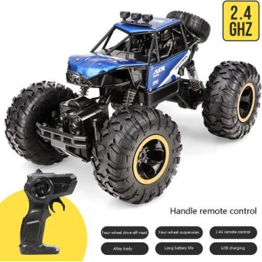 Imagem de Carrinho Controle Remoto  Recarregável  OFF Road 4X4 Rock Crawler AZ -