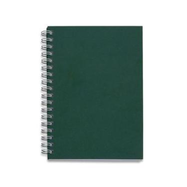 Imagem de Caderno Escolar Espiral Capa Kraft Escolar Bolsa Pequena - MMG, Verde
