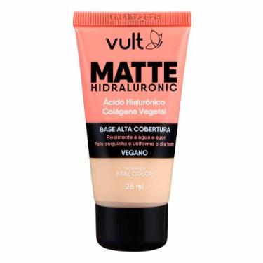 Imagem de Base Líquida Alta Cobertura Vult - Matte Hidraluronic, V150