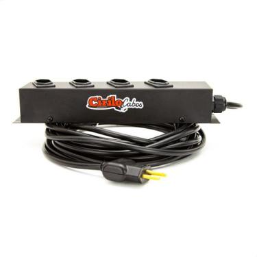 Imagem de Extensão Cabo PP 3X2,50 de 4 Tomadas 20A - 10 Metros - CIRILO CABOS