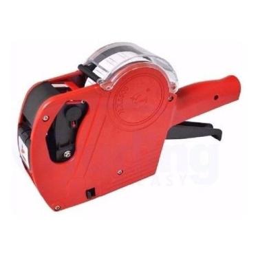 Imagem de Maquina Etiquetadora Rotuladora Preços numeros Cor Vermelho - H-Ng she