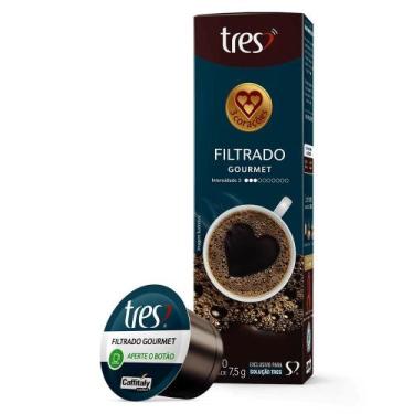 Imagem de Cápsula de Café Filtrado Gourmet TRES 3 Corações