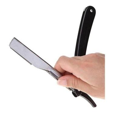 Imagem de Navalha Navalhete Profissional De Sobrancelha Barba Barbeiro Barbearia