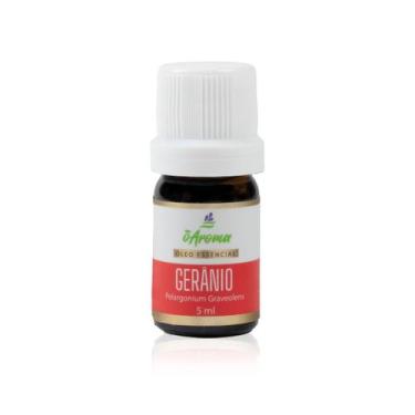 Imagem de Óleo Essencial de Gerânio 100% Puro 5ml Pelargonium - oAroma