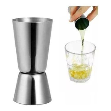 Imagem de Dosador Medidor De Bebidas Inox Coquetel Drinks Bartender - The Drink 