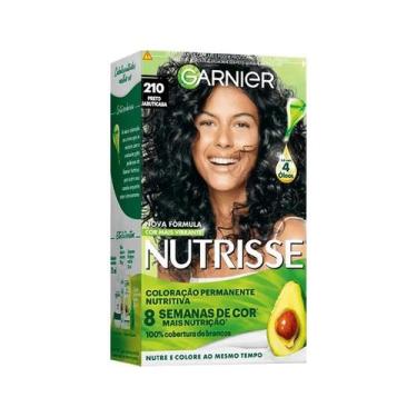 Imagem de Coloração Nutrisse Creme Garnier 210 Preto Azulado