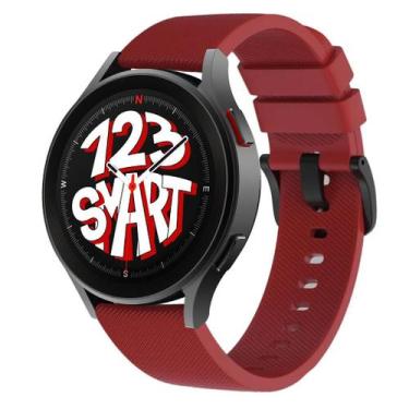 Imagem de Pulseira Silicone Fecho Preto para Samsung Galaxy Watch 5 Watch5 Pro W
