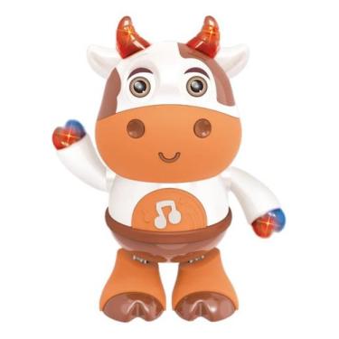 Imagem de Vaquinha Robô Dançarino Infantil Brinquedo Com Luz Música DMT6634 - Ge