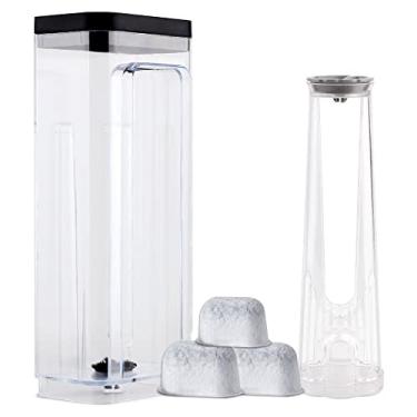 Imagem de Anbige Peças de reposição reservatório de água de 1,304 g inclui suporte de filtro e 3 filtros de água de carvão, compatível com cafeteira Keurig K-Slim de dose única