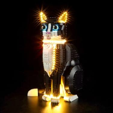 Imagem de YEABRICKS LED Light for 21349 Ideas Tuxedo Cat Building Blocks Model (Building Set NOT Included)