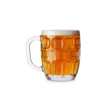 Imagem de CHIRAG EXIM Caneca de cerveja de vidro gigante clássica, conjunto de caneca de cerveja tradicional, canecas de cerveja com alças, copos de cerveja congeláveis, caneca de cerveja