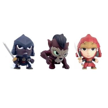 Imagem de Super 7 Netflix Anime Yasuke 3" Supervinyl Action Figure - 3 Piece Bundle Set - Yasuke, Nikita, and Natsumaru