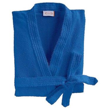 Imagem de Roupão de banho feminino masculino felpudo atoalhado-lepper algodão un