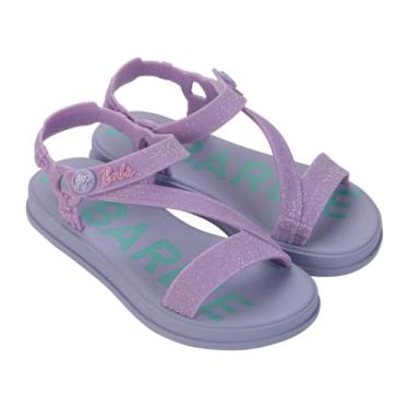 Imagem de Sandália Papete Infantil Menina Barbie Sport Lilás/Rosa ou Preta Grendene Kids (Lilás, BR, Criança de 4 a 8 anos, Numérico, 31)