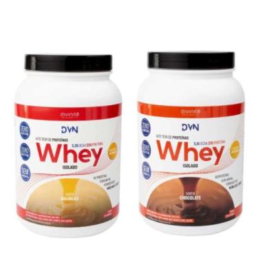 Imagem de Kit Suplemento Whey Isolado Baunilha Chocolate - Divinitè - Nutracosme