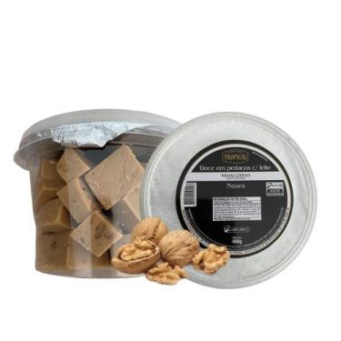 Imagem de Doce De Leite Em Cubos Tropical 400g, nozes 