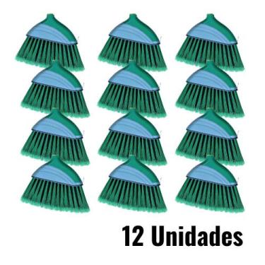 Imagem de Vassoura Limpeza Varre Canto Nylon Plus Macia S/ Cabo Cx 12 - Fantasti