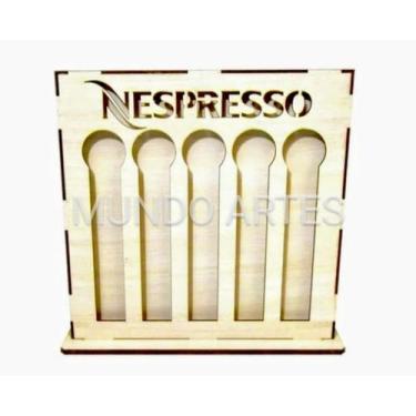 Imagem de Porta cápsulas de café fabricado em Mdf 3mm e Pintado na sua cor prefe