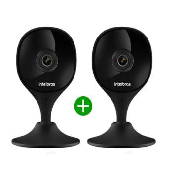Imagem de KIT 2 Câmeras de Segurança iMX Preta Wi-fi Full hd Intelbras