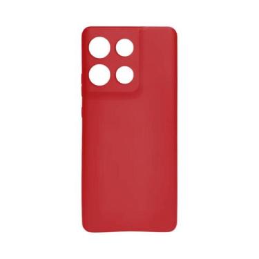 Imagem de Capa Capinha Aveludada Compatível Para Motorola Moto G15 - DB, Vermelh