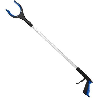 Imagem de Pegador Objeto Garra Mão Mecânica Braço Extensor Azul 82cm - Daiso