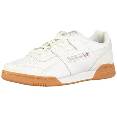 Imagem de Reebok Tênis feminino Workout Plus, multicor branco carbono clássico vermelho Reebok Royal Gum 0, 37