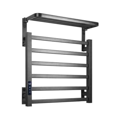 Imagem de Toalheiro Elétrico Térmico 45x50 cm com Display Digital e Temporizador, 110V (Preto)
