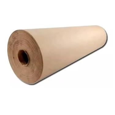 Imagem de Bobina 250 metros, Papel Pardo Semi-Kraft de 80cm de largura, gramatura de 90gr/m2-15 Kilos