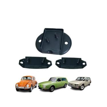 Imagem de Kit Calço Coxim Motor Cambio Fusca 1300 1500 1600 Brasilia - Biagi