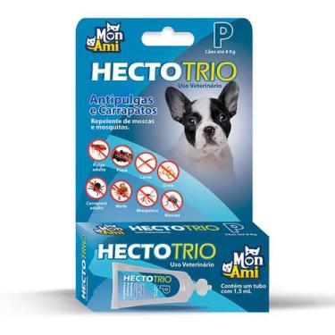 Imagem de Anti Pulgas e Carrapatos Hectotrio P Cães de Ate 8Kg 1,5ml - MON AMI