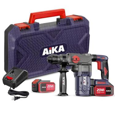 Imagem de Martelo Rompedor Rotativo Sds Plus 4.0ah 20v Aika 2 Baterias, AD-DH-30