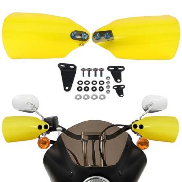 Imagem de FWXEOZ Proteção para guidão para Touring Road Glide Electra Glide Road King CVO/SE/Softail Street Bob FXBB 114 FXBBS Low Rider ST 117 FXLRST/Softail Deluxe FLDE 2007+2024 Motocicleta