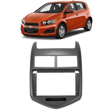 Imagem de Moldura Painel Sonic 2011 A 2014 9 Polegadas Som Automotivo - Ecarfram