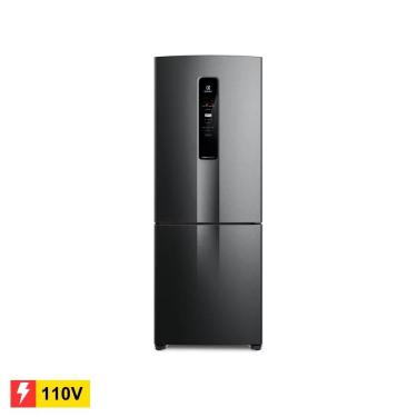 Imagem de REEMBALADO: Geladeira Electrolux IB7B Frost Free Inverse Efficient Black Inox 490L 110V