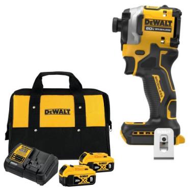 Imagem de Parafusadeira Atomic DCF850B 1/4'' 20V MAX com 2 Baterias 5Ah e Carreg