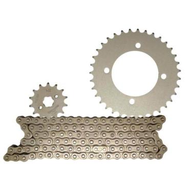 Imagem de Kit Relação Pop 100 Aço 1045 S/ Retentor Importada - Serjão Parts, Uni