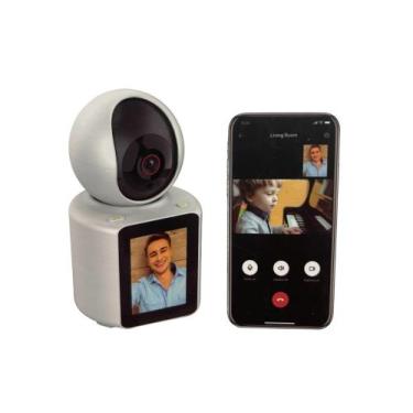 Imagem de Babá Eletrônica Câmera Wifi Com Visão Noturna  Microfone Full Hd Com R