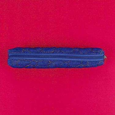 Imagem de Estojo Universitário Jeans Flor Grande Note Mee