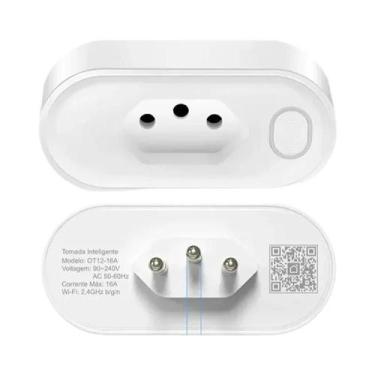 Imagem de Adaptador de Tomada Inteligente Wi-Fi/Zigbee 16A/20A - Compatível com 