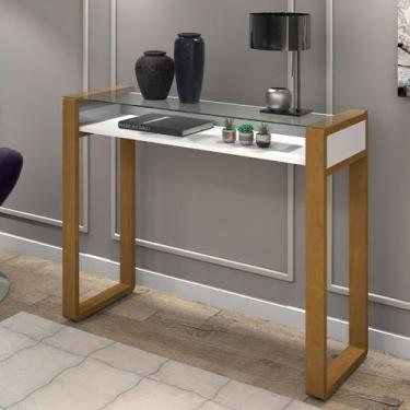 Imagem de Aparador c/ Vidro Elegante New p/ Sala de Estar Home Office - Simple D