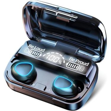 Imagem de Fone de ouvido sem fio M10-TWS Bluetooth 5.1, fone de ouvido intra-auricular à prova d'água IPX7, microfone estéreo com redução de ruído, adequado para esportes, jogos, viagens