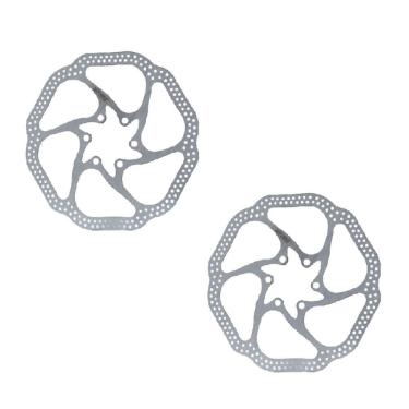 Imagem de Kit 2 Disco de Freio 160/160mm Rotor Bicicleta Mtb Mecanino Hidraulico X-Time