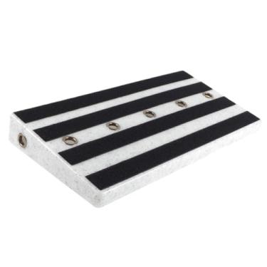 Imagem de YIJU Placa de Pedal de Efeito de Guitarra, Pedaleira de Baixo Universal Leve E Resistente Fácil de Transportar, Fonte de Cabo para Acessórios de Baixo, Branco